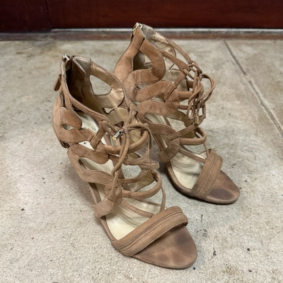 Alexandre Birman Suede Caged Cutout Heel - Picture 4 of 7